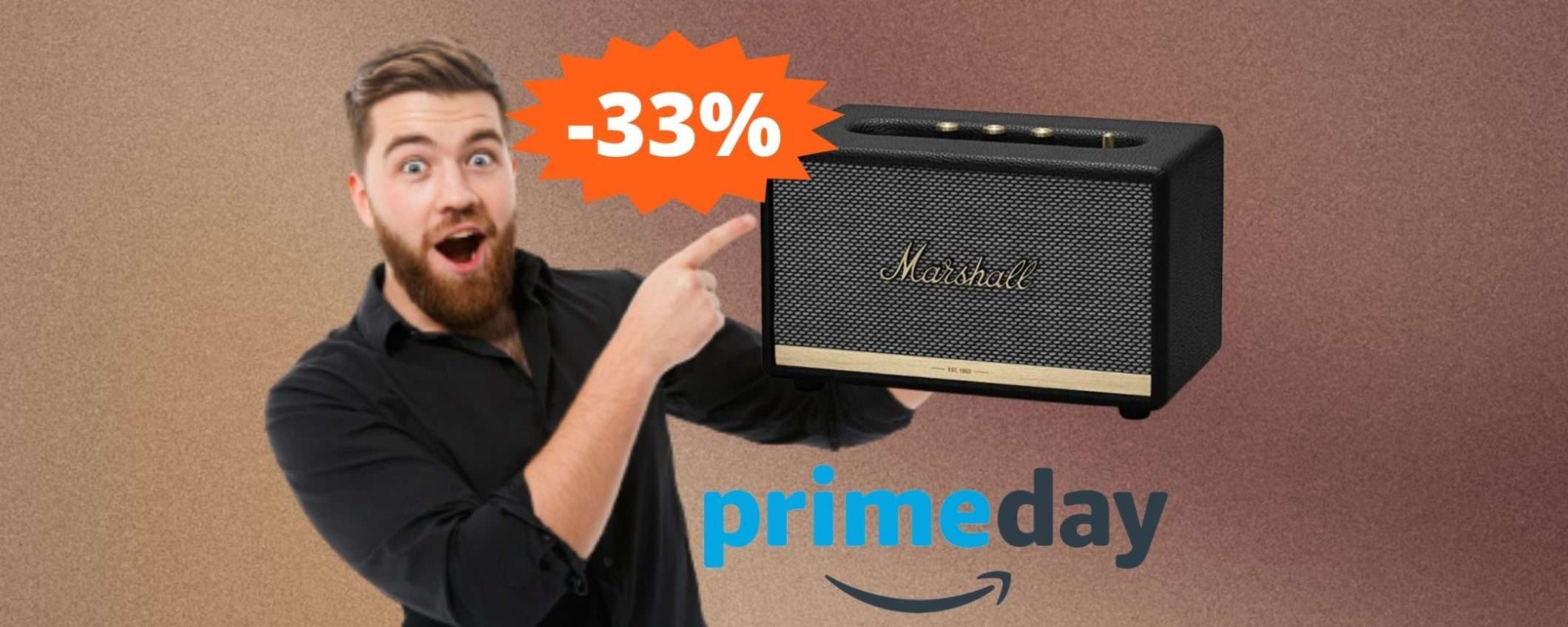 Marshall Acton II: super sconto per i Prime Day su Amazon