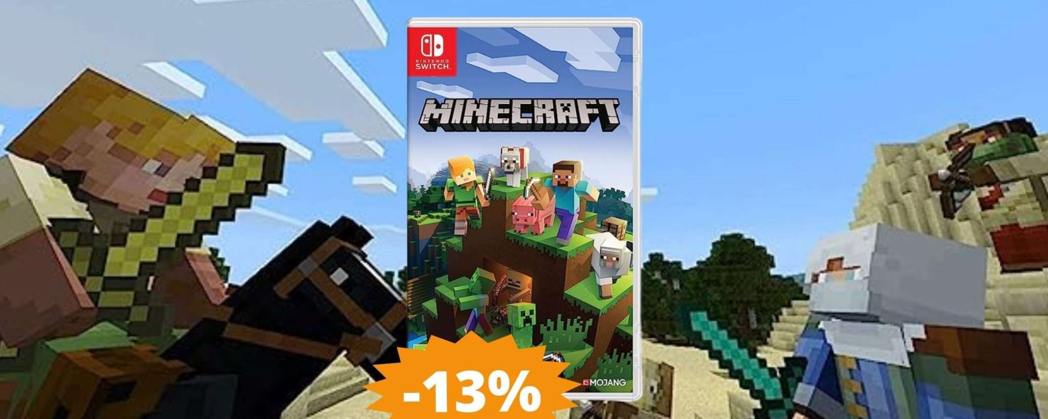 Minecraft per Nintendo Switch: l'OFFERTA che stavi ecrcando