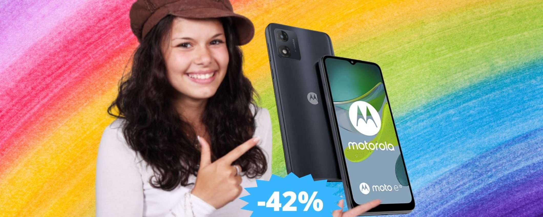 Motorola moto e13: essenziale, affidabile e in MEGA sconto