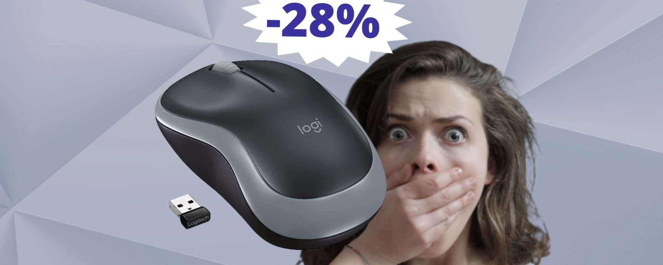 Mouse Logitech M185: uno SUPER sconto del 28% su Amazon