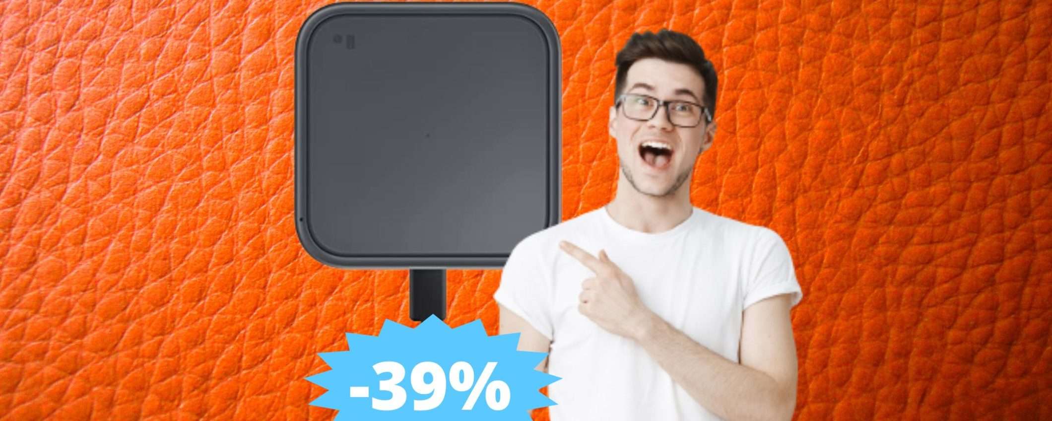 Samsung Wireless Charger: MEGA sconto del 39% su Amazon