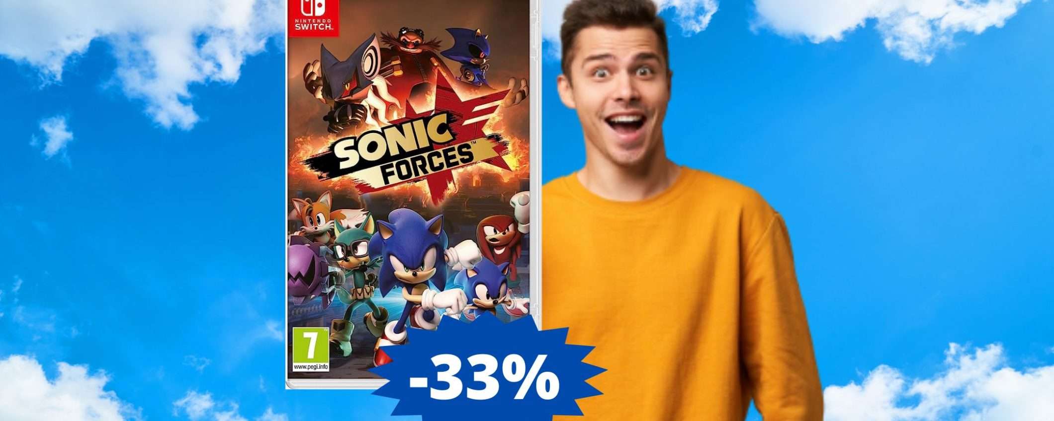 Sonic Forces per Nintendo Switch: super SCONTO del 33%