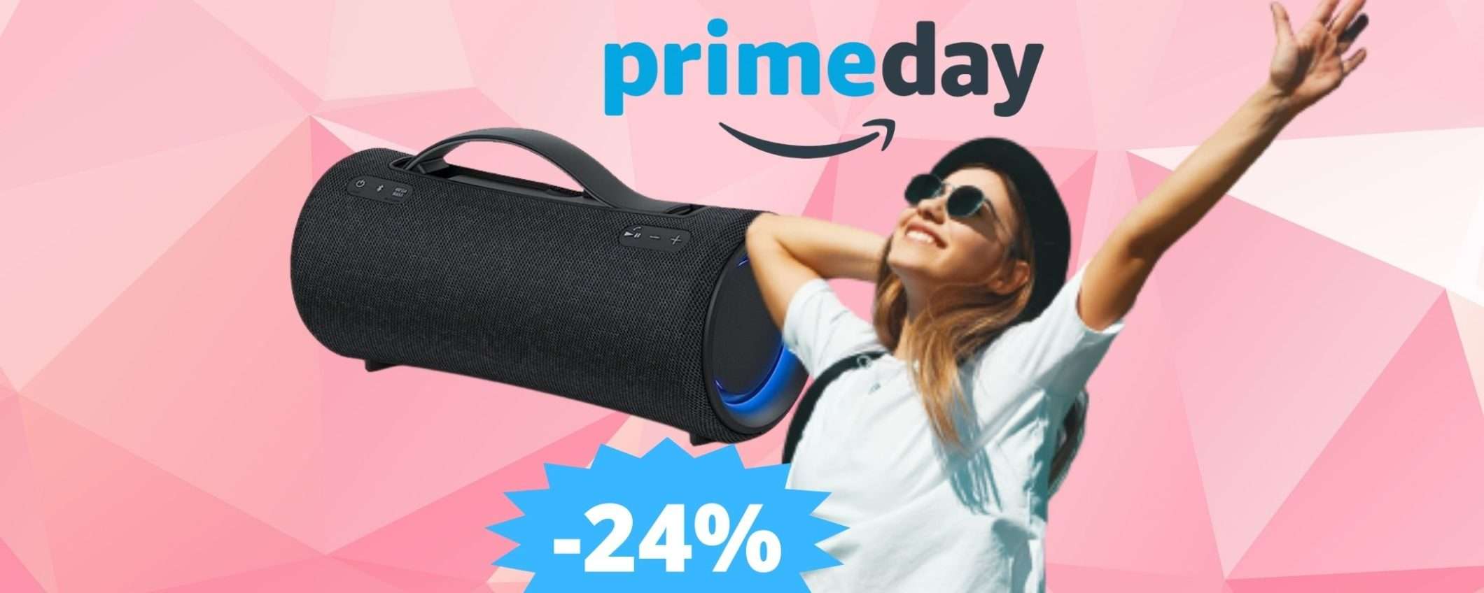 Sony SRS-XG300: speaker Bluetooth premium, in mega sconto per i Prime Day