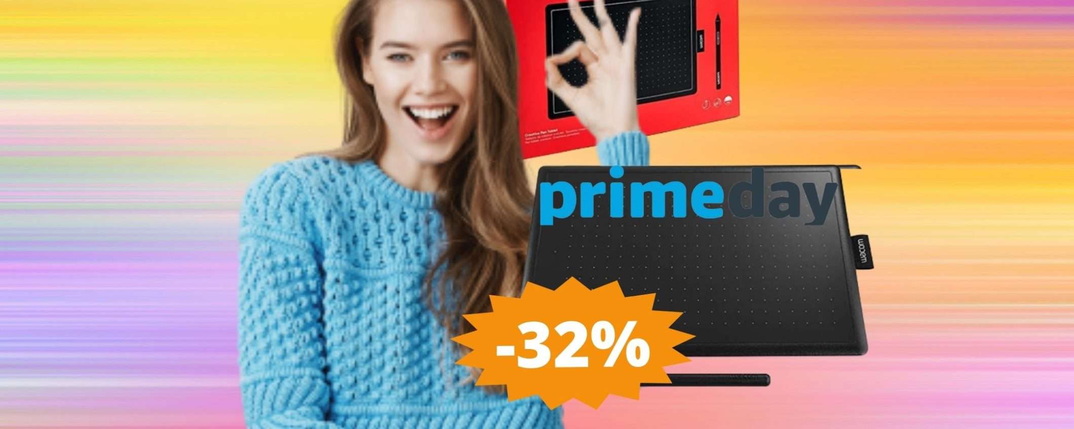 Tavoletta grafica Wacom: ultime ore di Prime Day per questo AFFARE