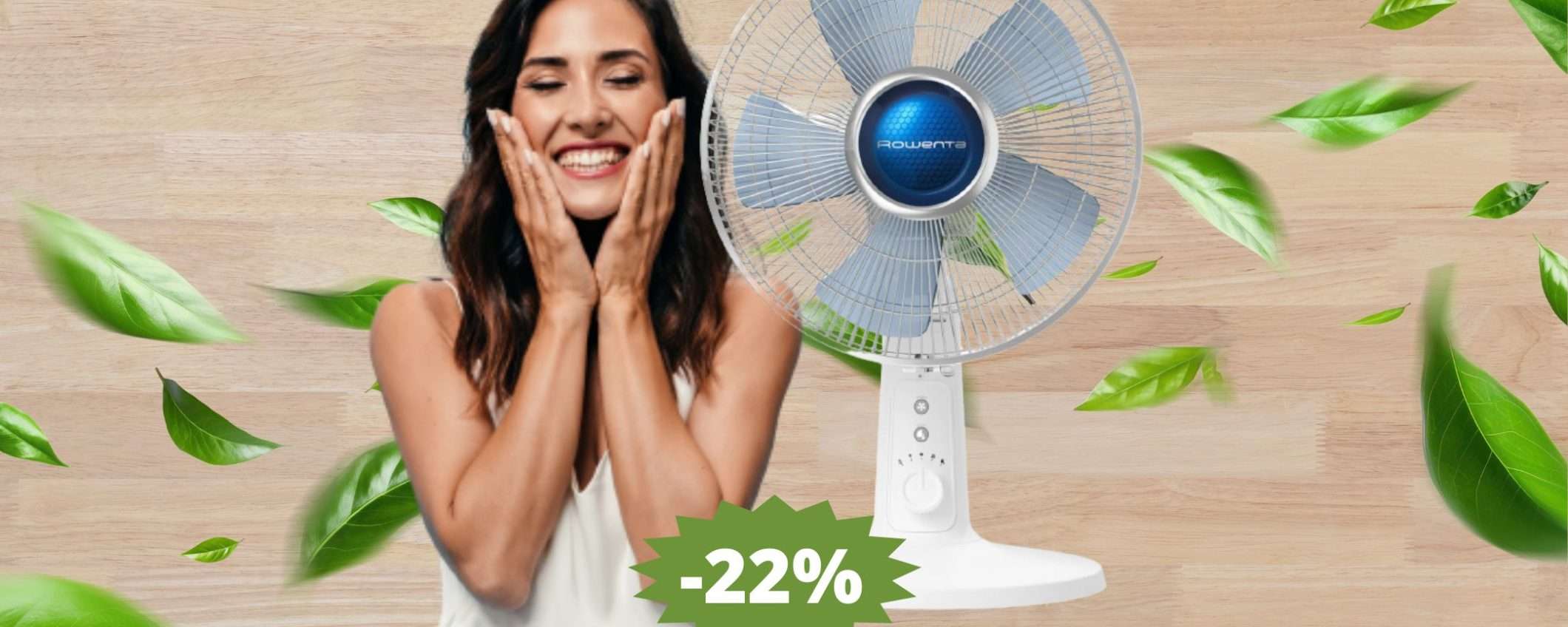 Ventilatore Rowenta Turbo Silence Extreme: compatto, potente e in sconto