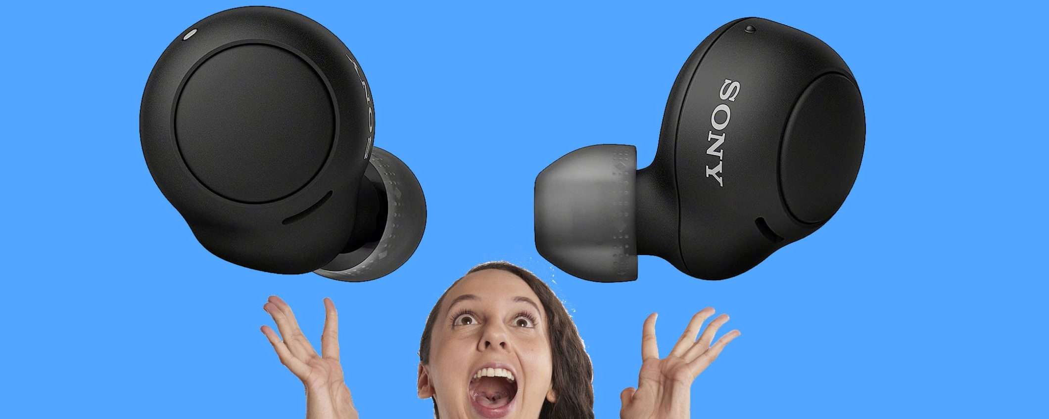 Cuffie In-Ear Sony con IPX4 scontate del 14%: offerta Prime Day