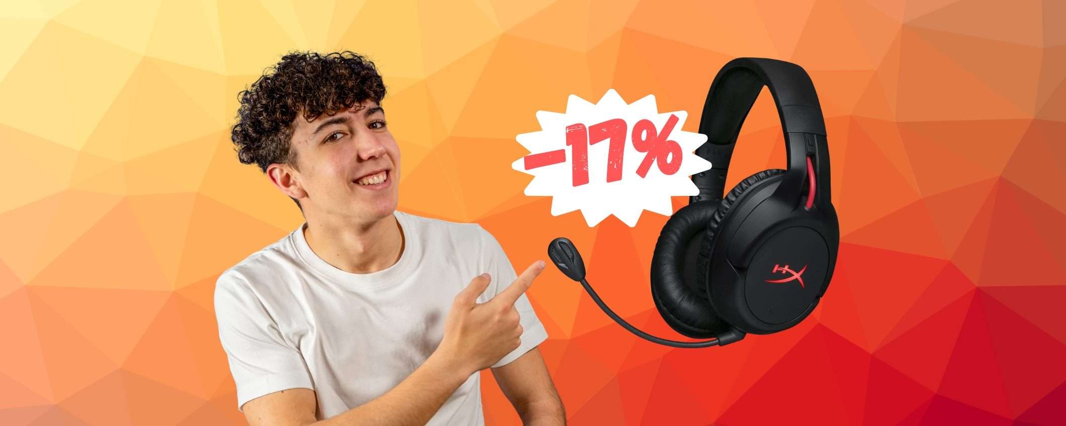 Cuffie wireless per veri Gamer? HyperX Cloud Flight su Amazon