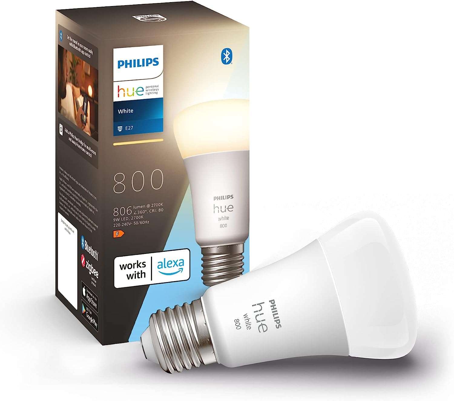 echo-dot-5-lampadina-smart-philips-26e-bomba-prime-day-luminosita