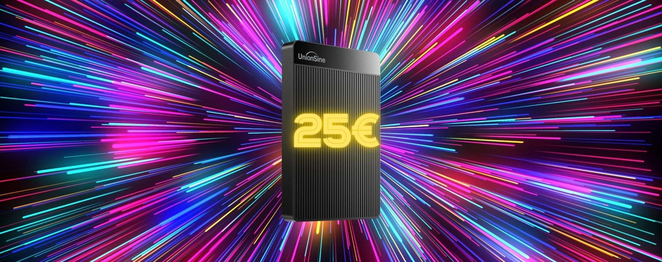 Hard Disk Esterno 500GB a soli 25€: la super offerta Prime Day