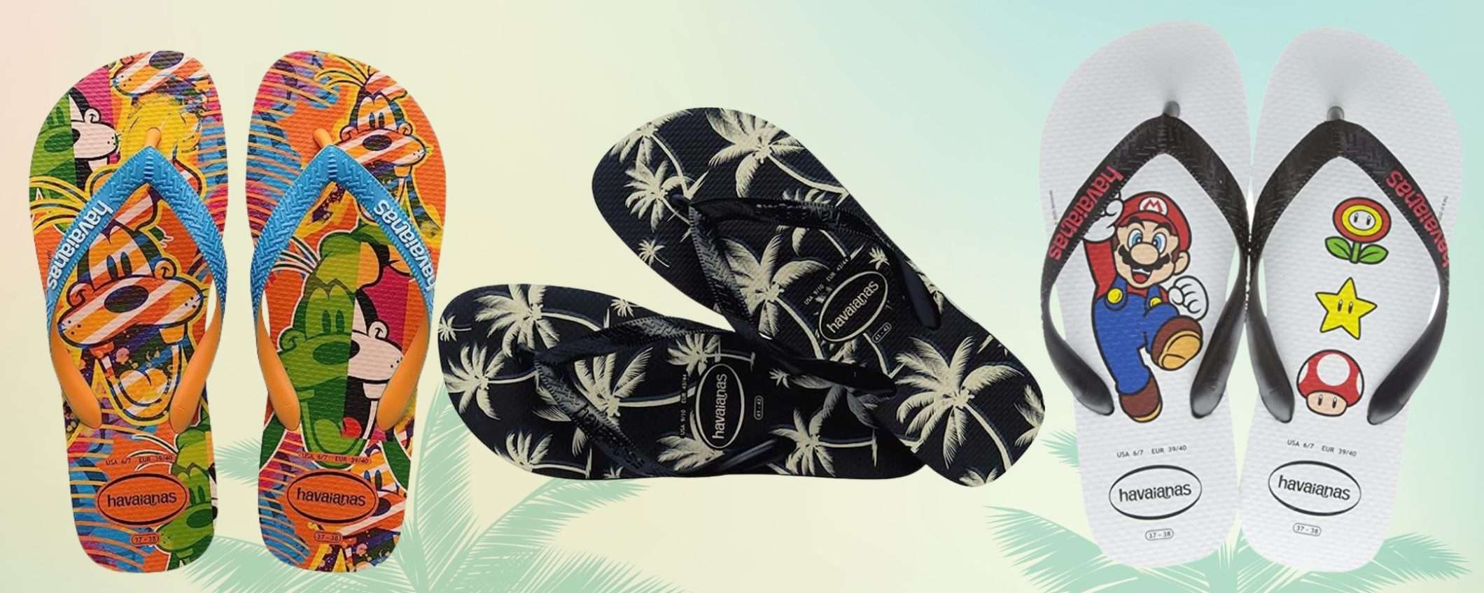 Infradito Havaianas a prezzi FOLLI su Amazon: 10 modelli a partire da 11€