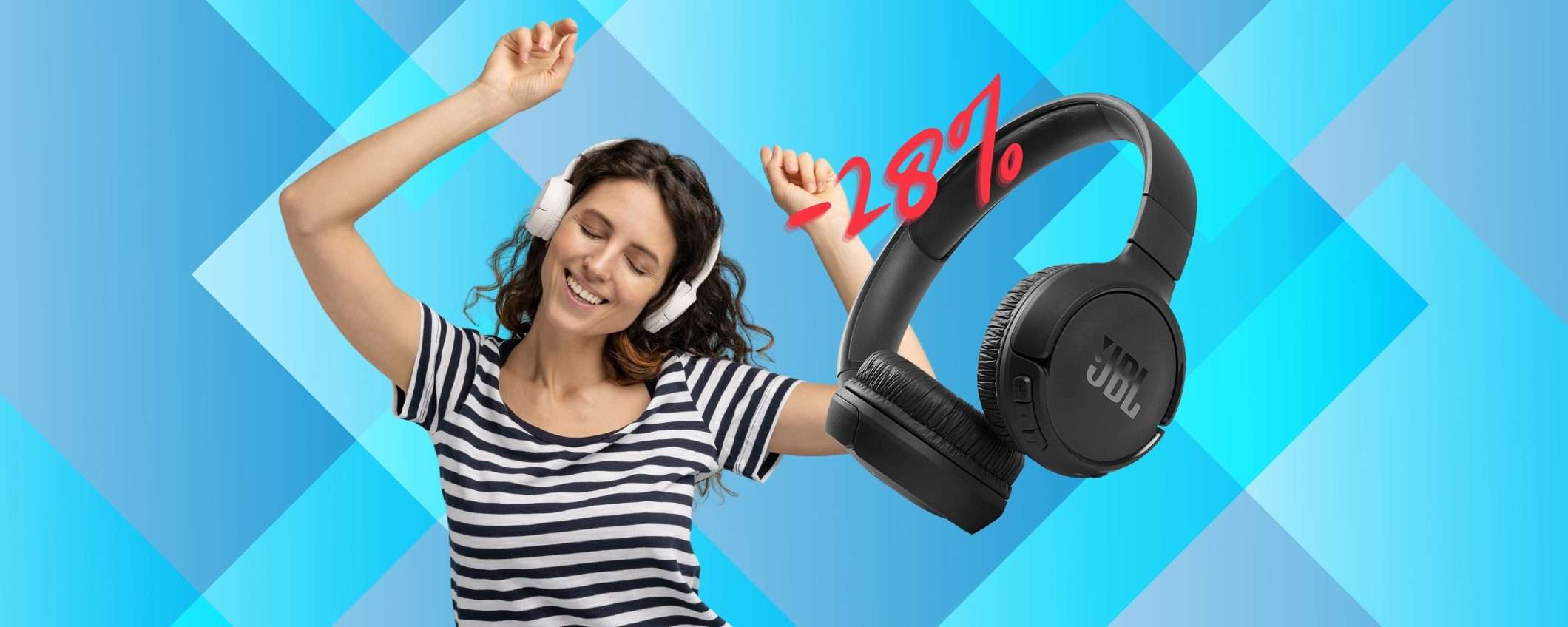 JBL Tune 510BT: qualità prezzo TOP e ora in SCONTO del 28%