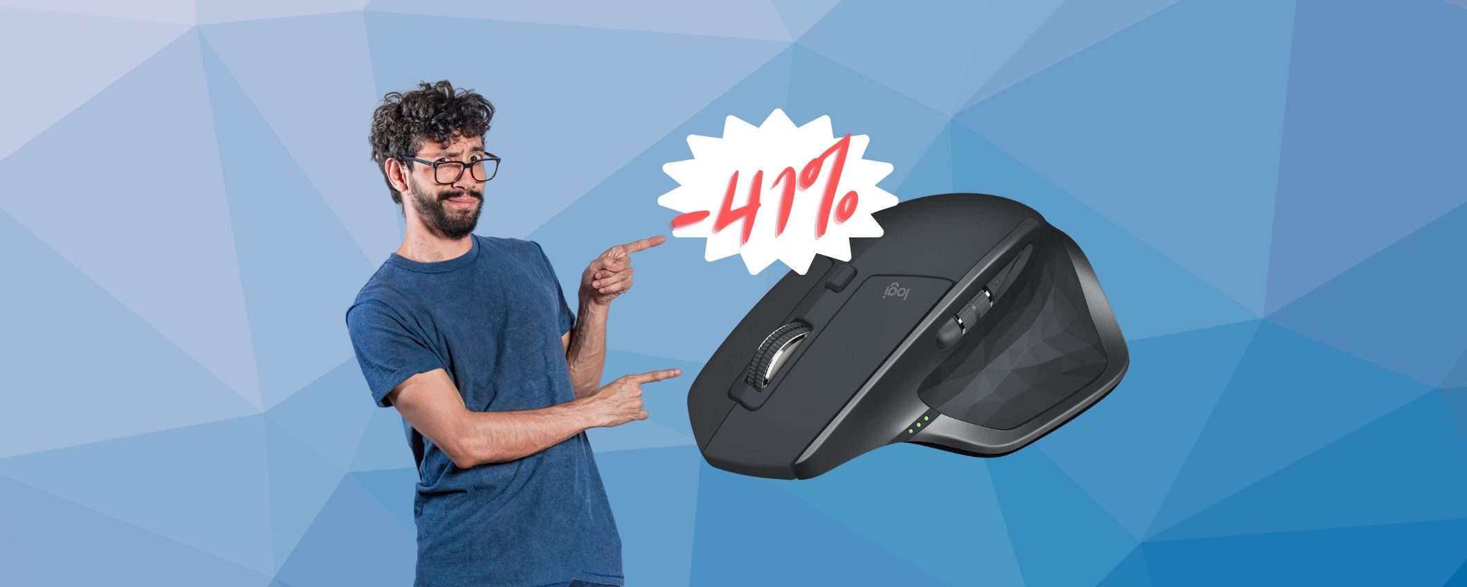 Logitech MX Master 2S: il RE dei mouse wireless al 41%