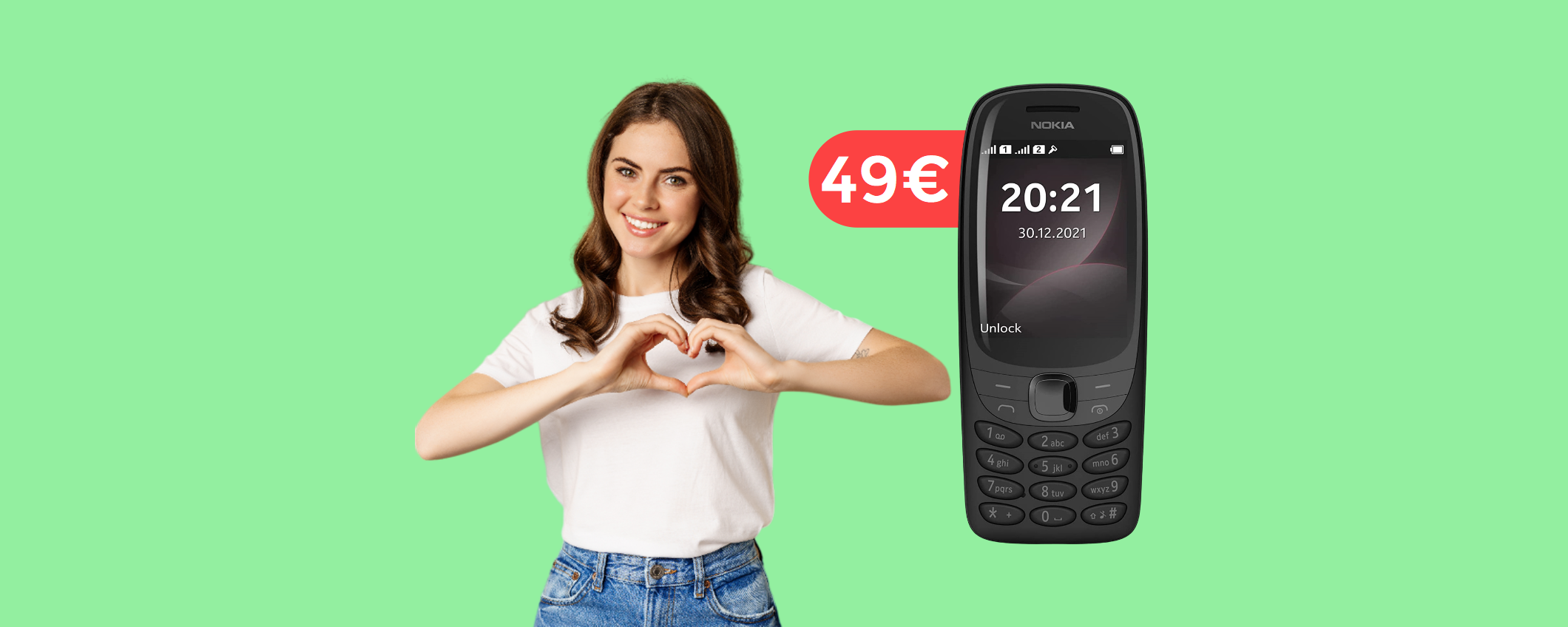 Nokia 6310, il MIGLIOR cellulare è già tuo con appena 49€