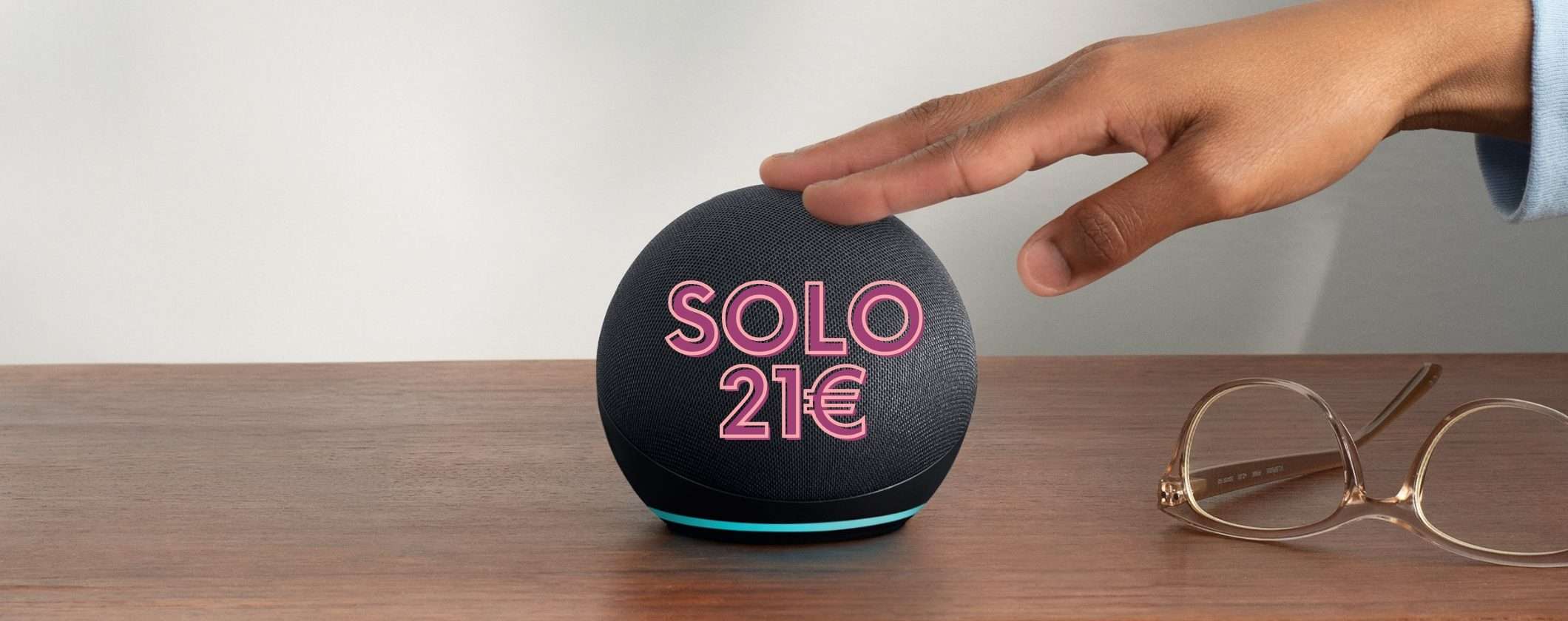 Il nuovissimo Echo Dot 5 a soli 21€: -49% al Prime Day