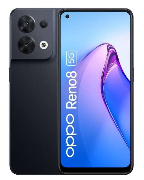 oppo reno 8 fronte e retro