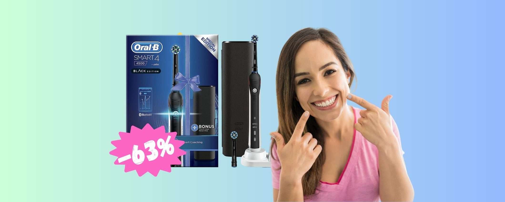 Oral-B Smart 4 al PREZZO più BASSO di SEMPRE (-63%)