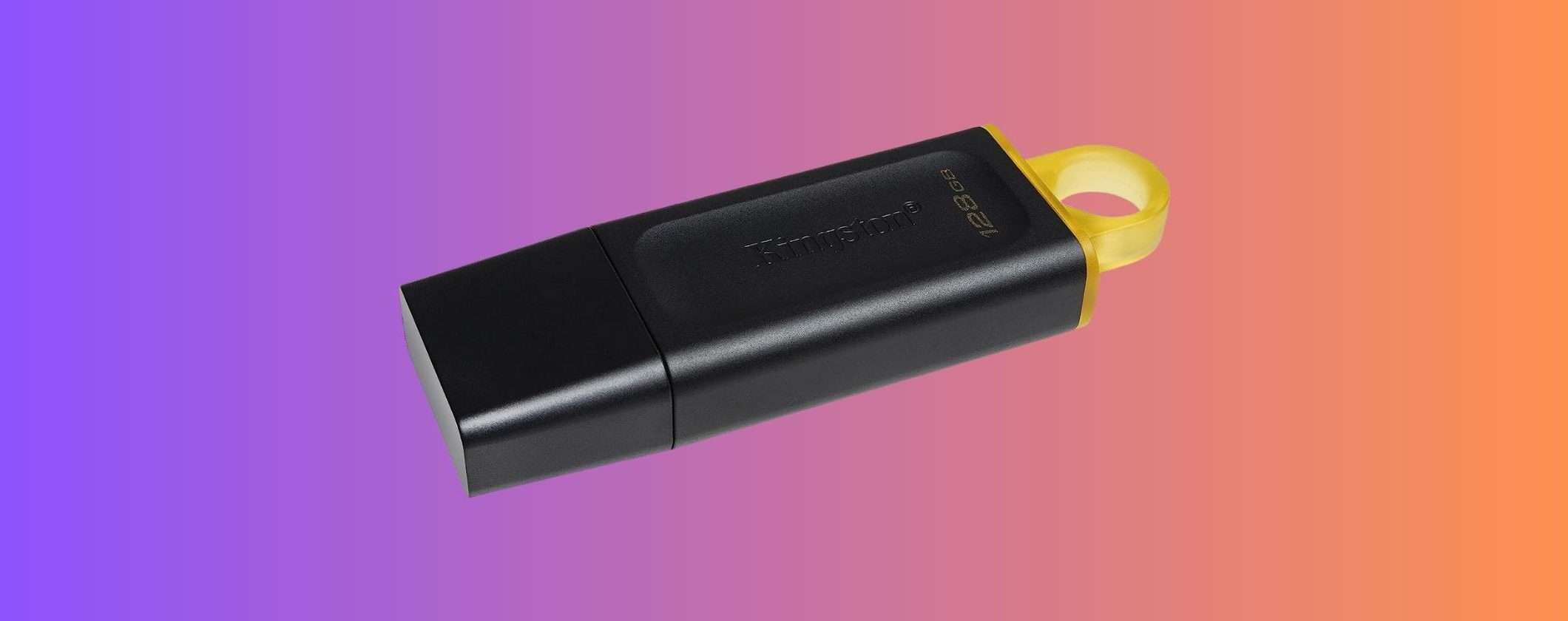 Pen Drive Kingston: scegli la dimensione che vuoi, a partire da 7€