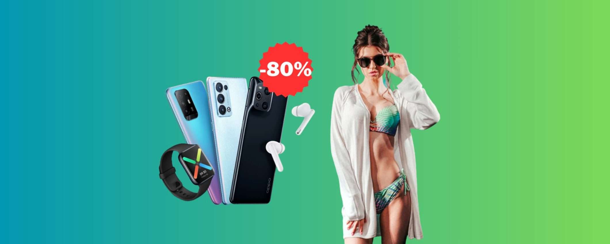 OPPO: fino all'80% di sconto sullo store ufficiale, corri subito a vedere