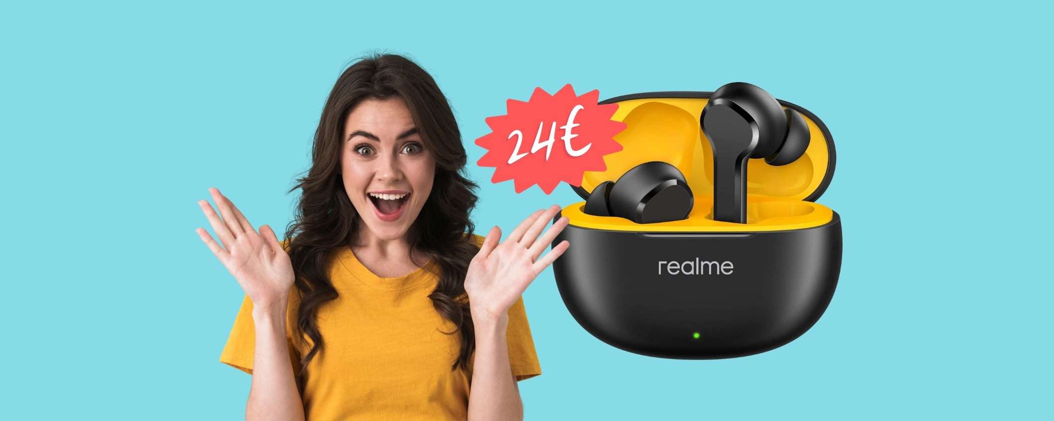 realme Buds T100: le MIGLIORI cuffiette Bluetooth economiche