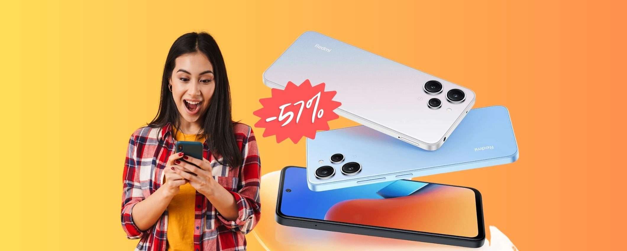 Redmi 12 a PREZZO mai VISTO solo su Amazon (57%)