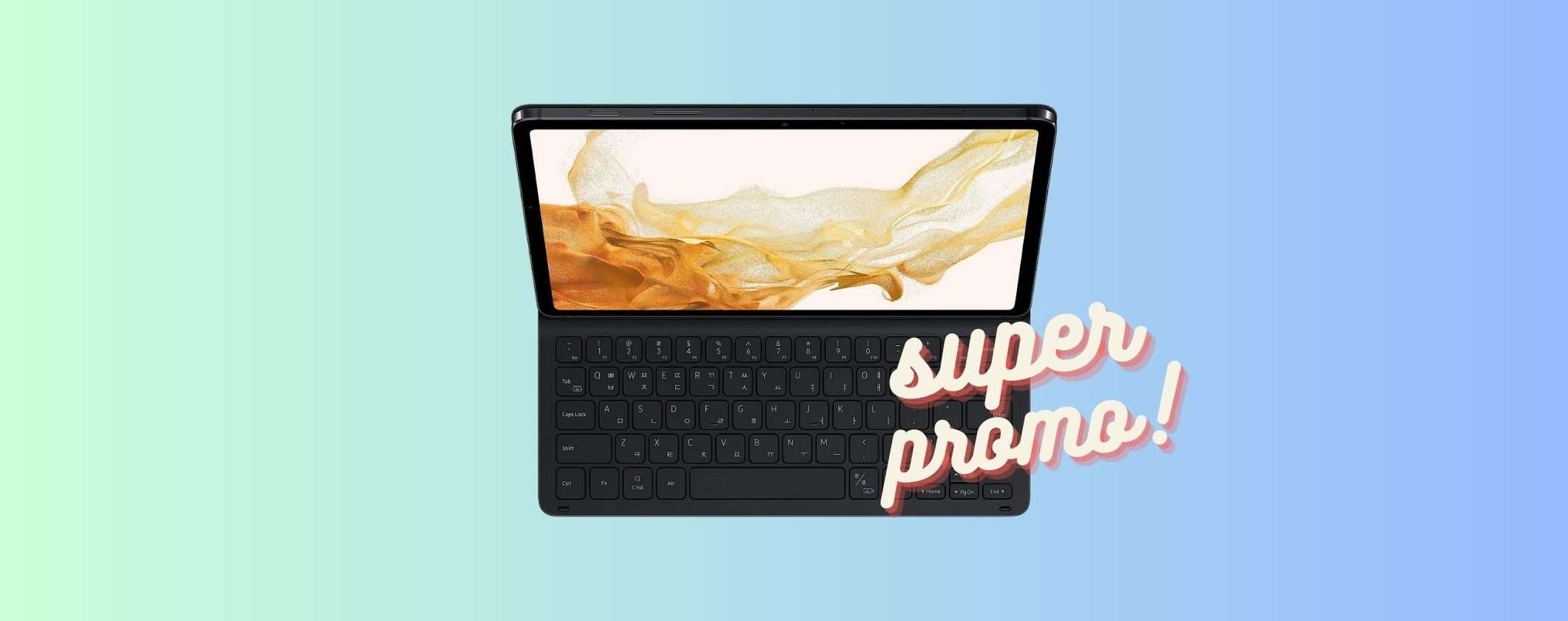 Samsung Book Cover Keyboard: prezzo stracciato al Prime Day