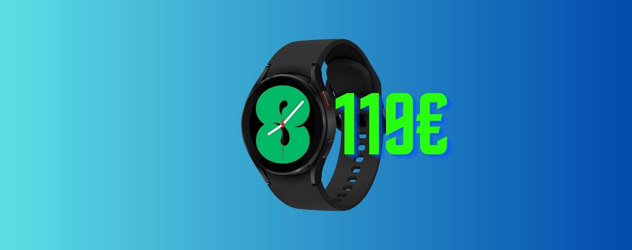 Samsung Galaxy Watch4: super prezzo a 119€ per il Prime Day