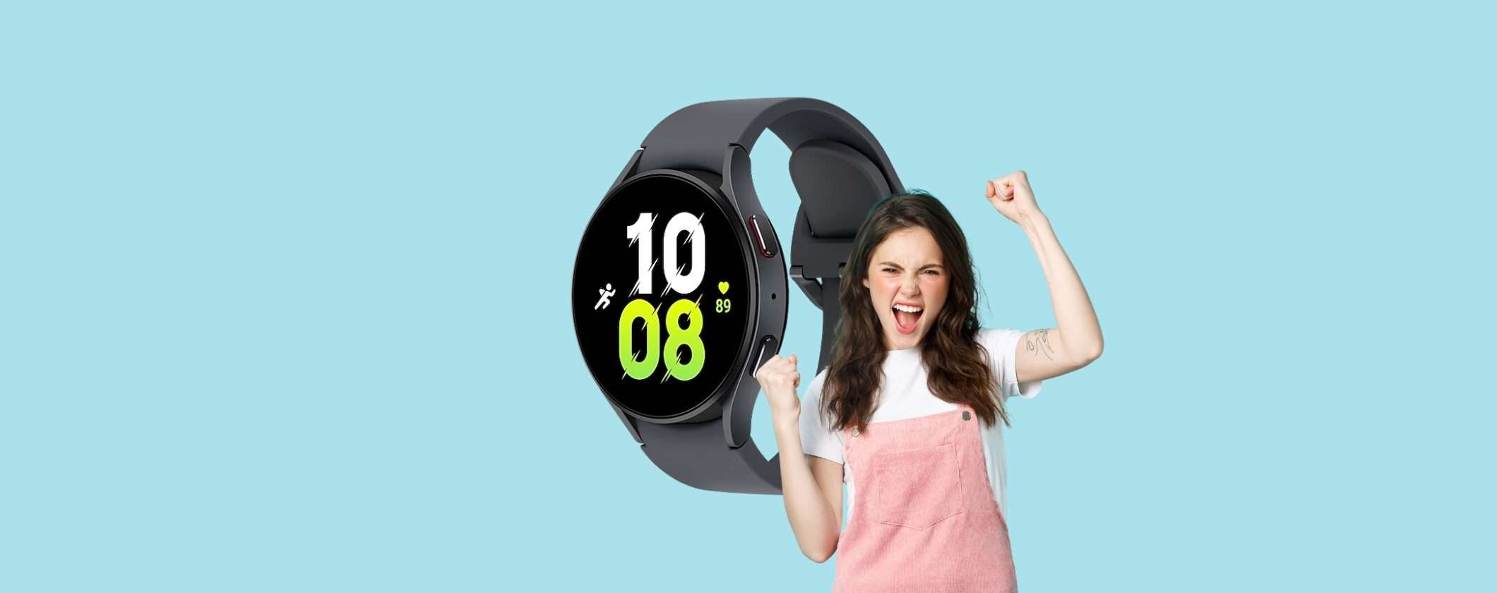 Samsung Galaxy Watch5: SCONTO di 115€ da Monclick