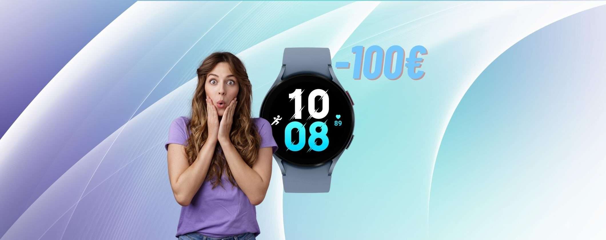 Samsung Galaxy Watch5: top class a prezzo da bancarella (-100€)