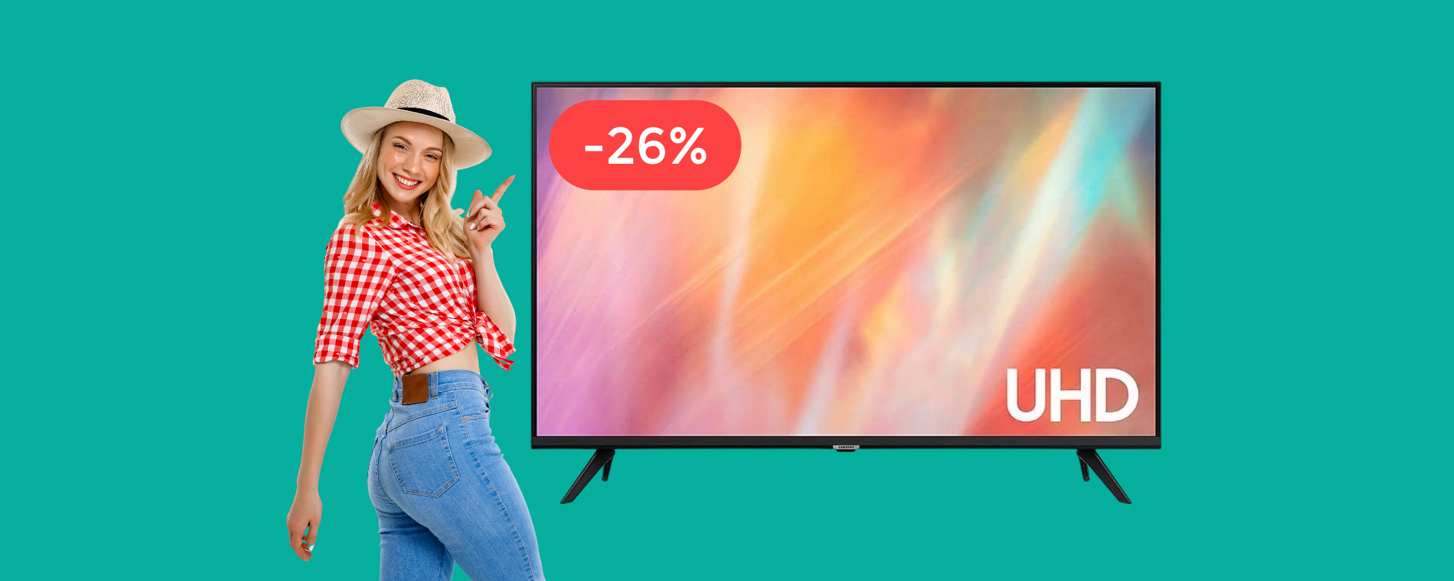 Samsung TV 4K 50 pollici: oggi tua ad un prezzo da sogno (-120€)