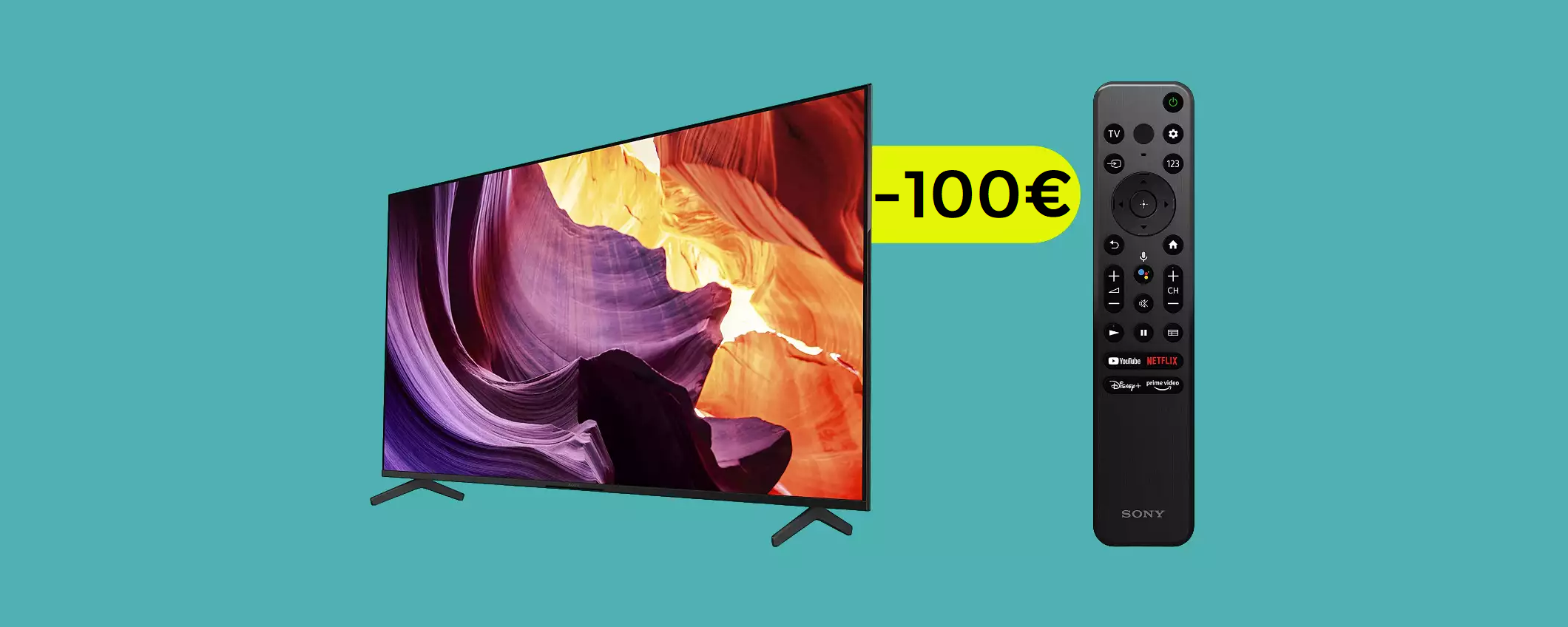 Smart TV 4K Sony Bravia 50'': con lo sconto di 100€ è un AFFARE