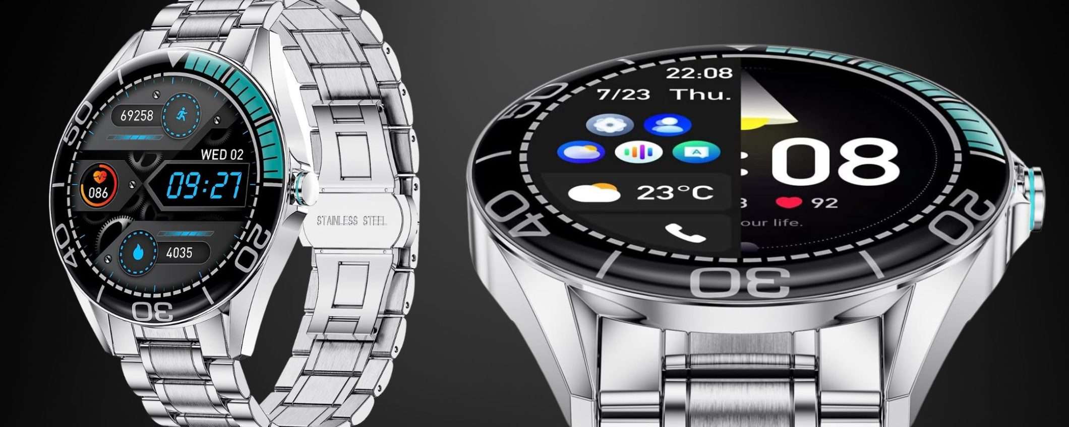 Smartwatch in acciaio con chiamate a 14,99€: ERRORE di prezzo