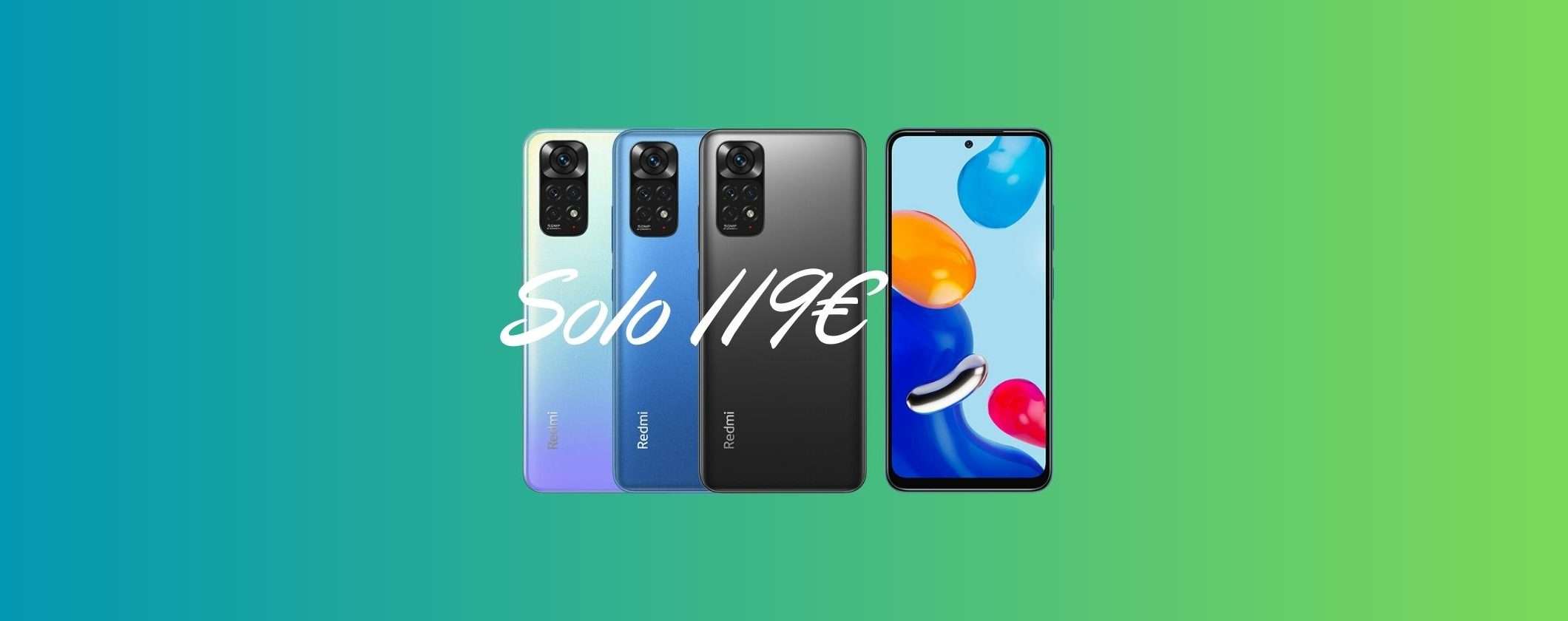 Solo 119€ per questo Redmi Note 11 sul Mi Store