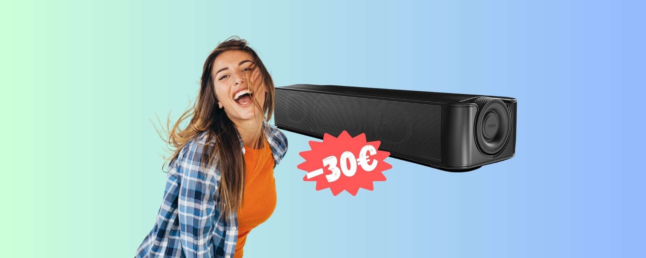 Soundbar Creative con USB e Bluetooth a 30€ in MENO (Amazon)