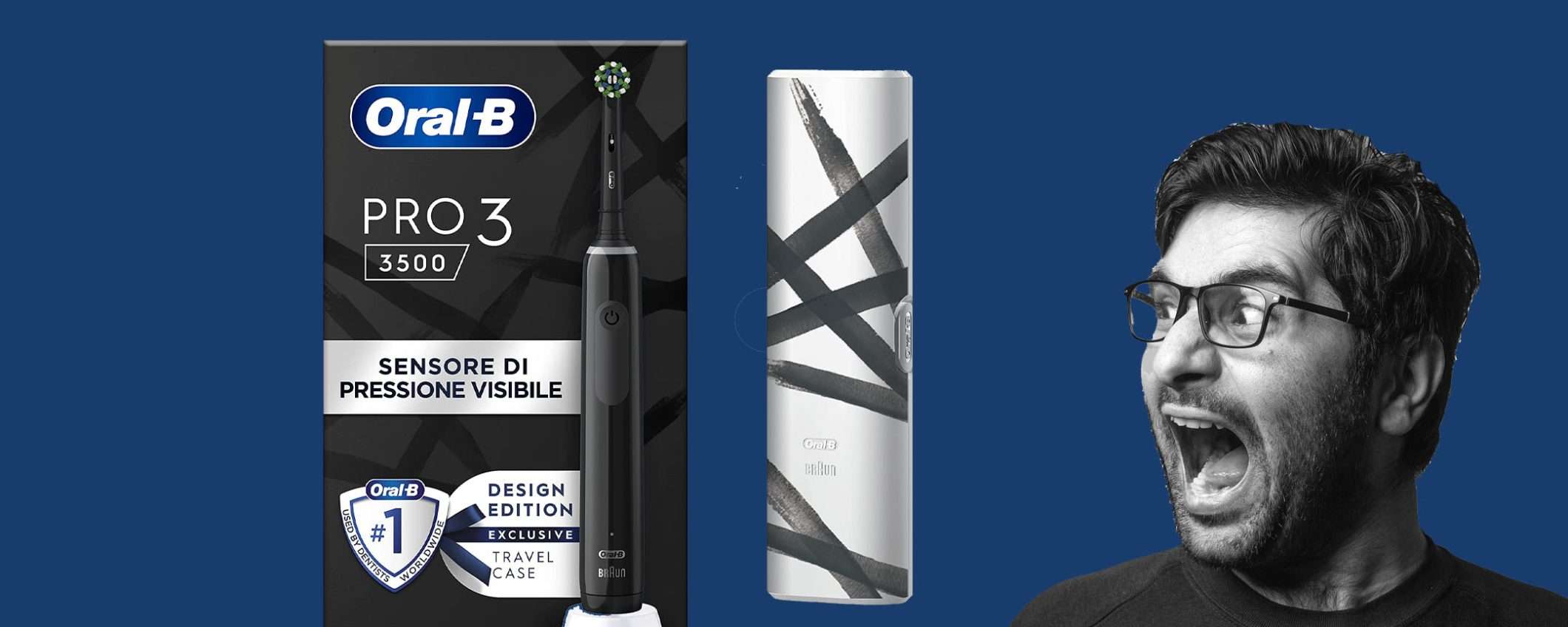 Spazzolino elettrico Oral-B Pro 3: imperdibile con sconto del 23%