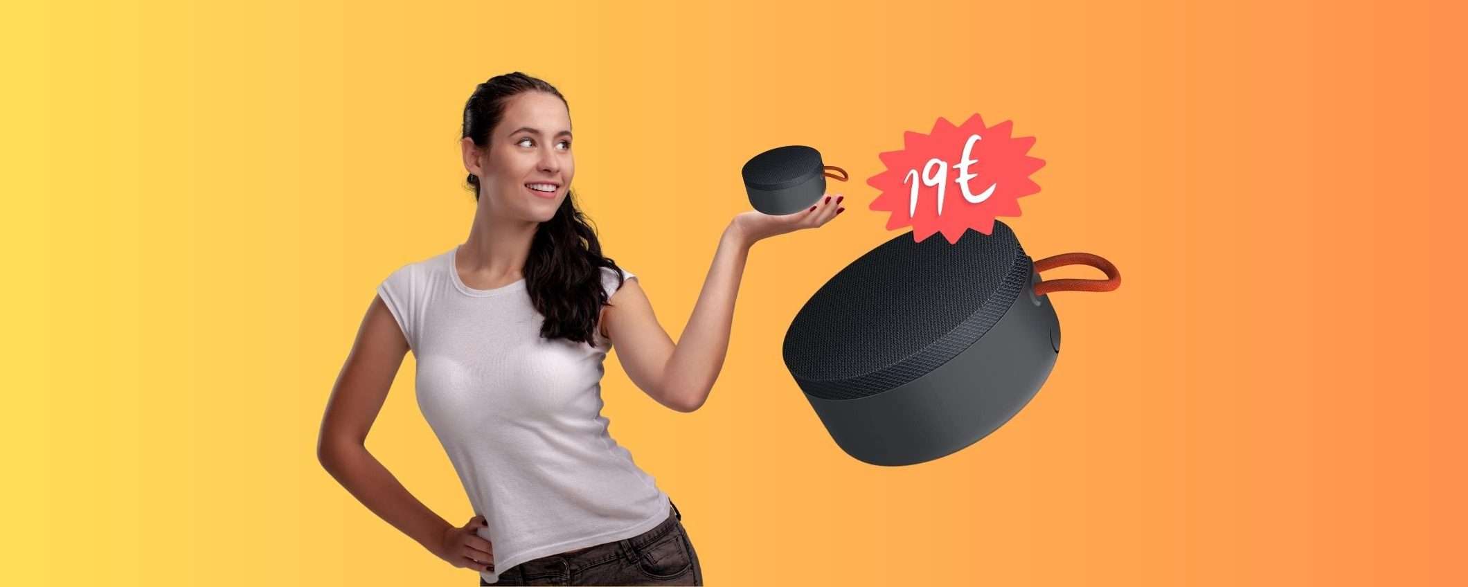 Speaker Bluetooth portatile Xiaomi a 19€: una MERAVIGLIA