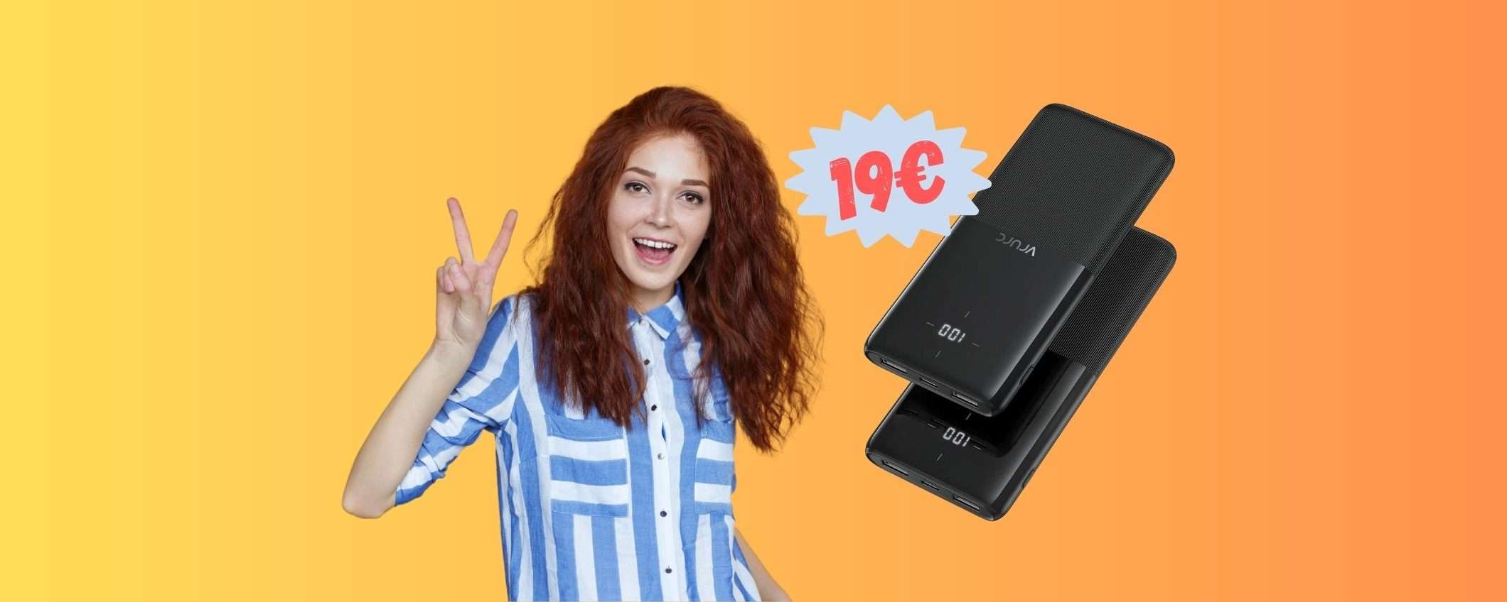 Super OFFERTA di Amazon: 2 power bank quasi al prezzo di 1