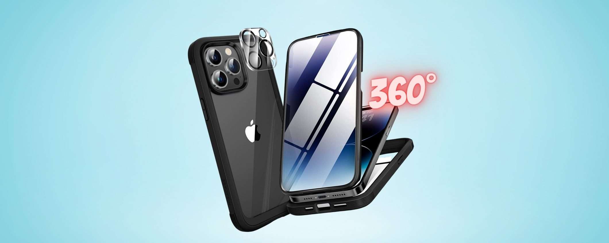 iPhone 14 Pro super sicuro: cover 360° a piccolo prezzo, non farne a meno