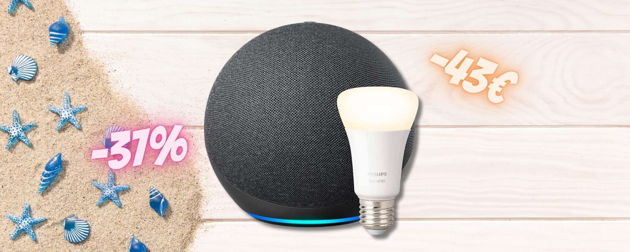 Echo Dot 4 + Lampadina: il bundle che rende casa SMART subito