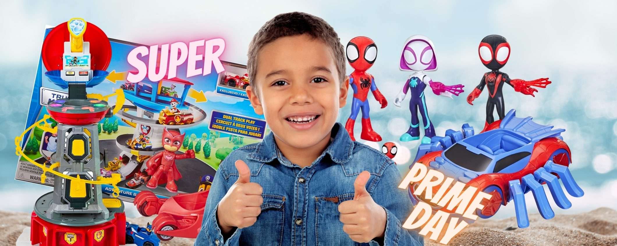 Paw Patrol, PJ Mask e Spidy: stelle del Prime Day sono i giocattoli