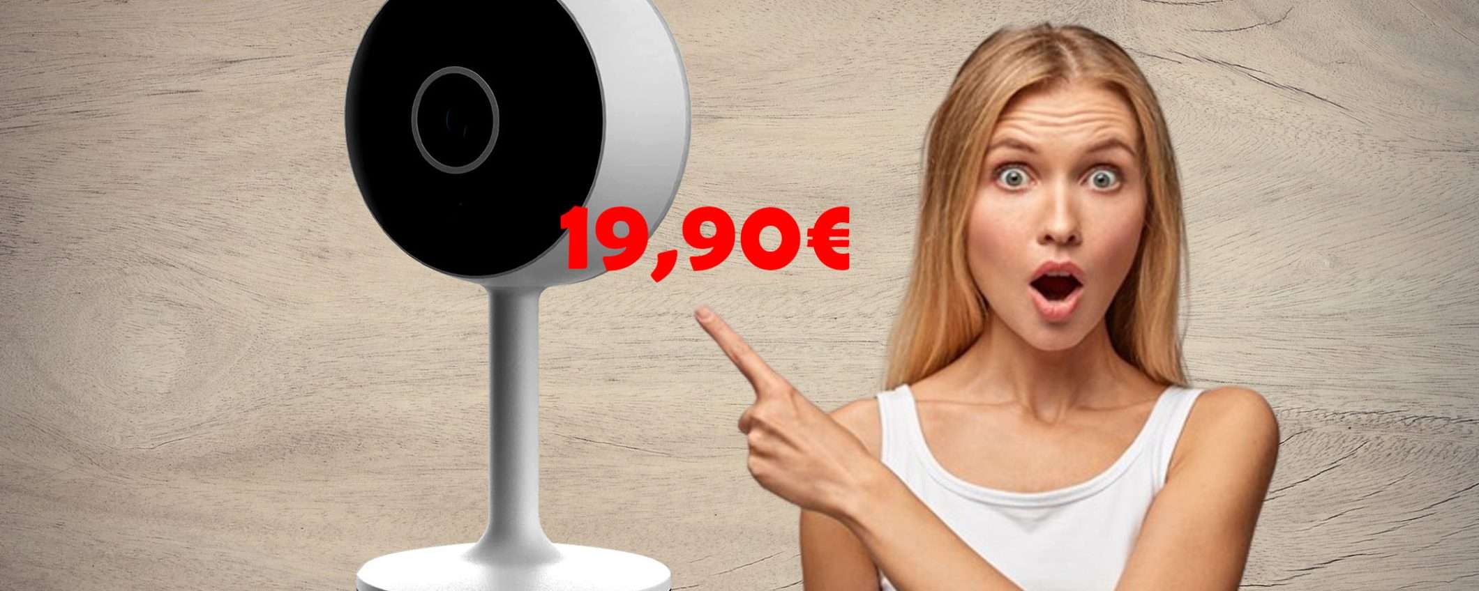 Videocamera di sorveglianza Beghelli: sconto PAZZESCO (19,90€)