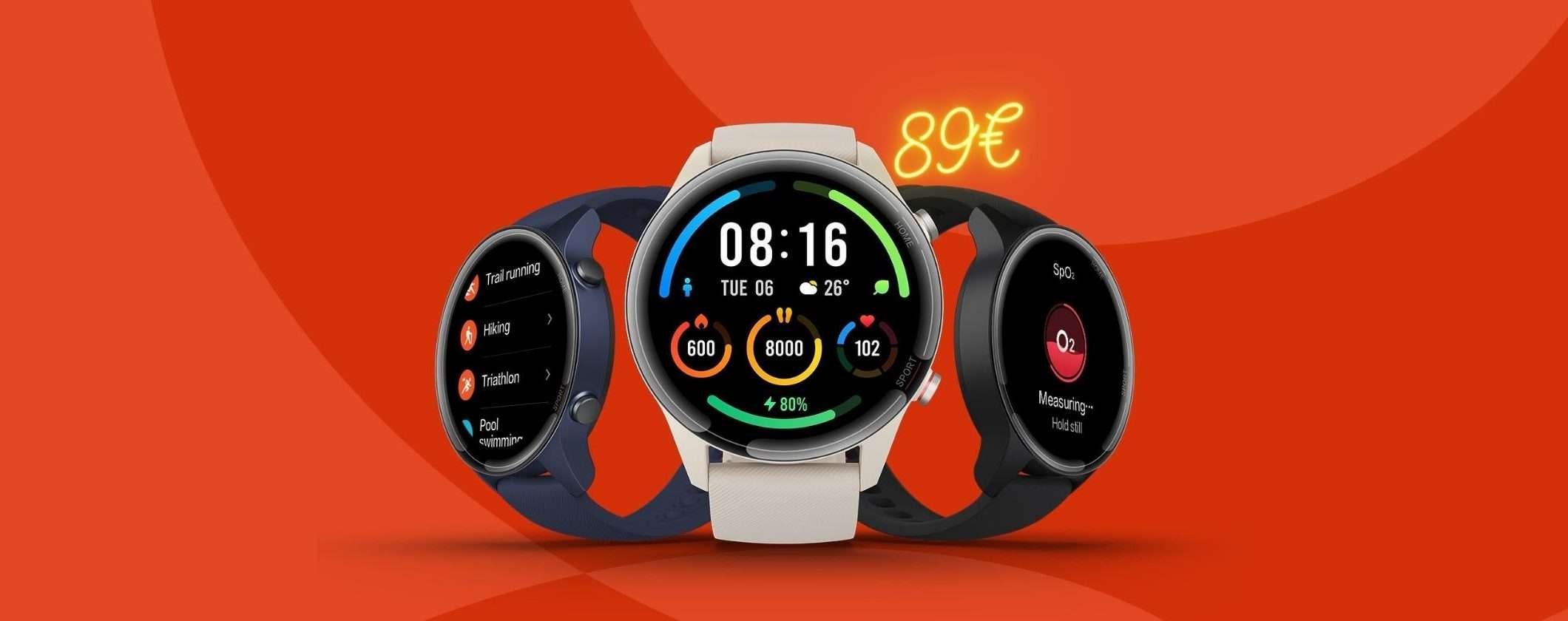 Xiaomi Mi Watch: solo 89€ per l'ultimo giorno di Prime Day