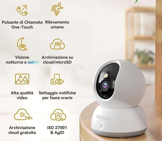 Questa videocamera di sicurezza ha un pulsante SEGRETO ed è in sconto