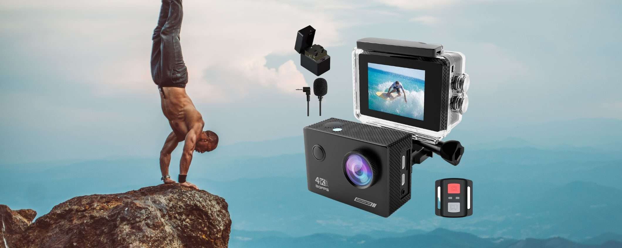 Action Cam 4K a 39,99 euro: il GRANDE AFFARE è su Amazon