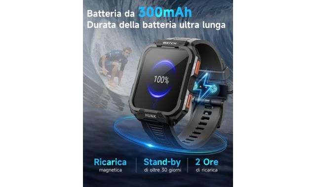 Batteria 300mAh smartwatch