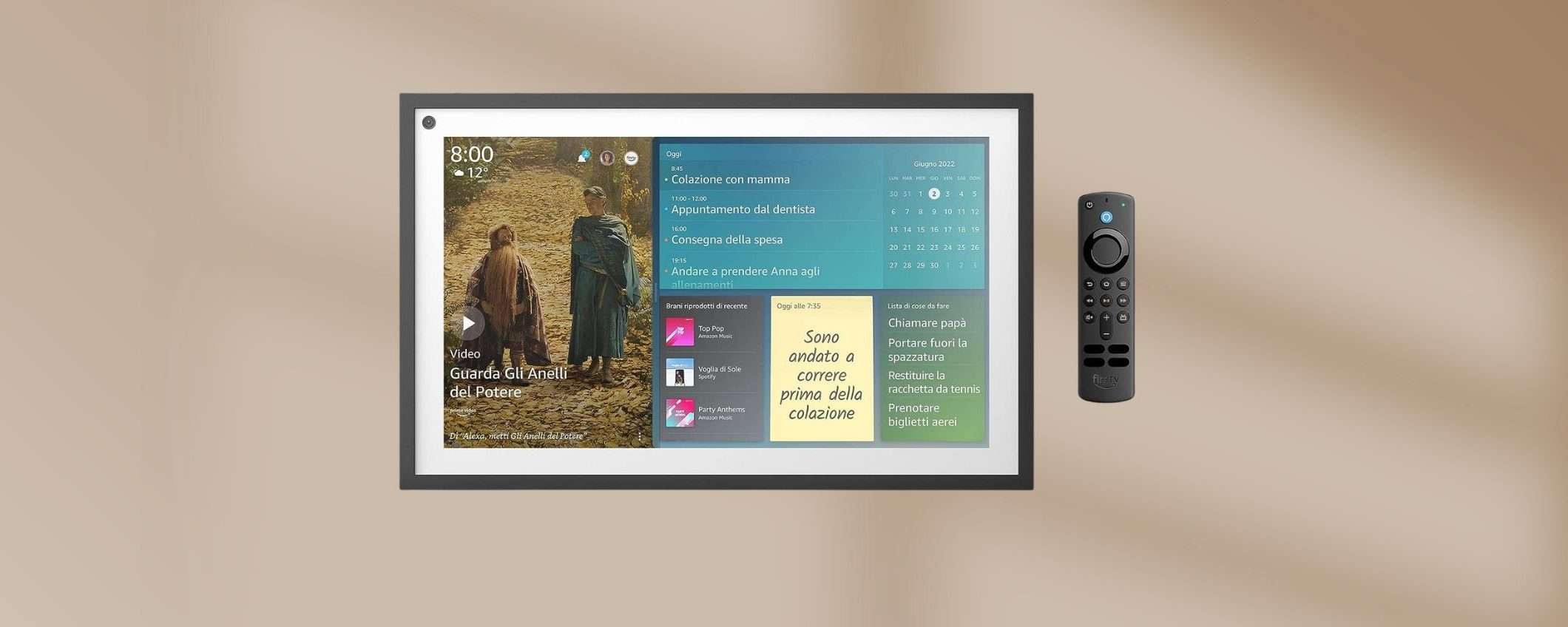 Echo Show 15 e telecomando in SUPER SCONTO su Amazon