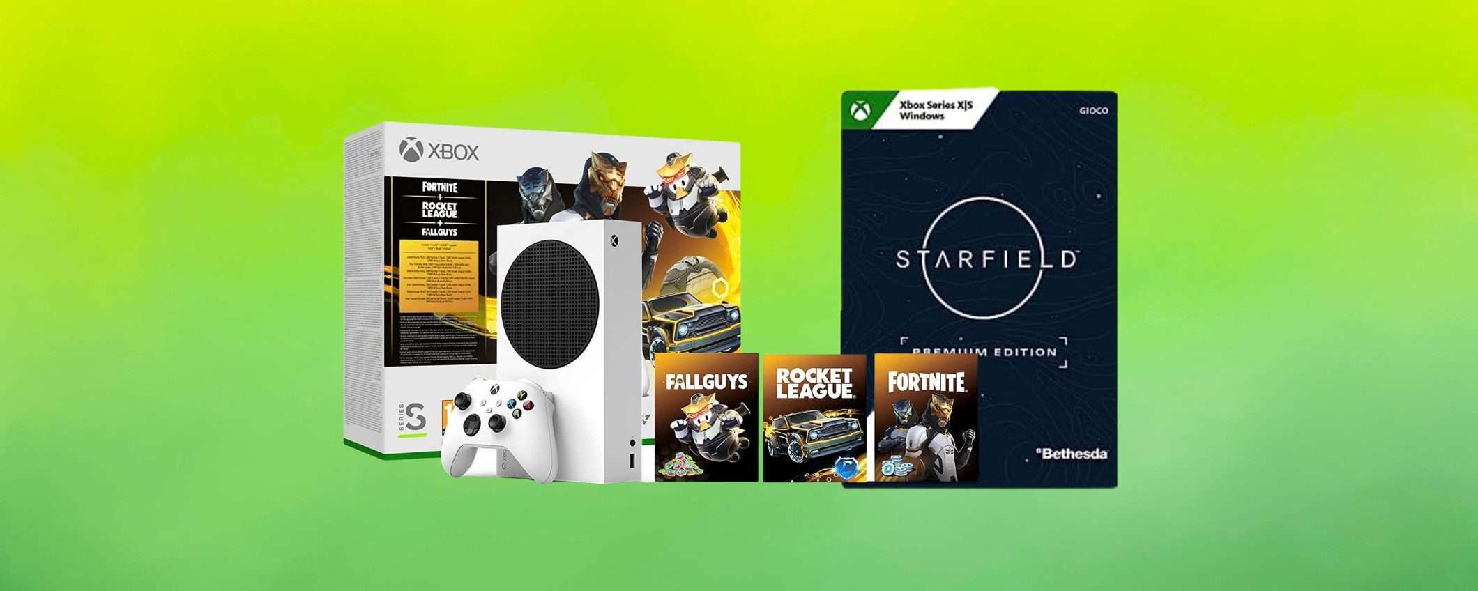 Preparati a Starfield: il bundle con Xbox Series S è in offerta su Amazon