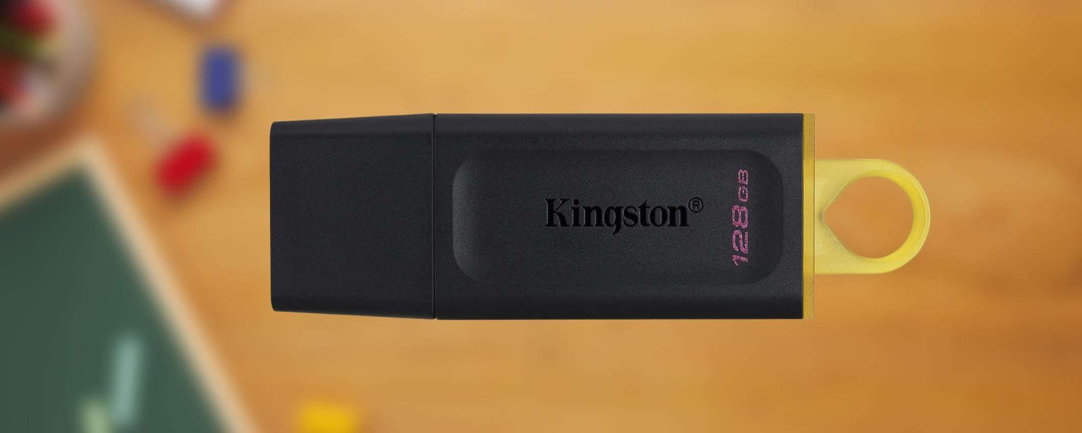 Chiavetta USB Kingston 128GB: SVENDITA AMAZON (-59%)