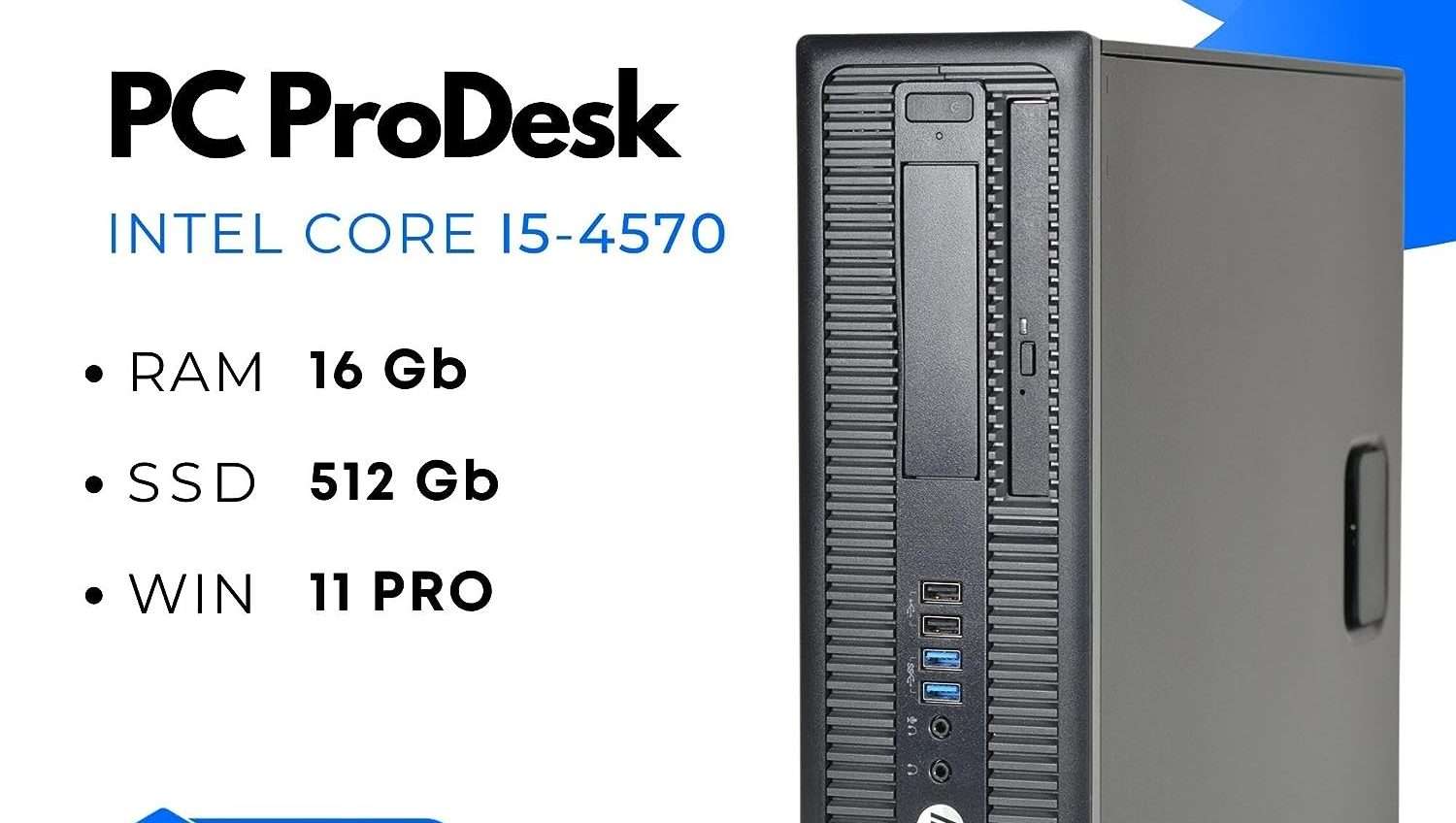 HP ProDesk con Windows 11 Pro e Intel i5-4570 ad un prezzo straordinario: su Amazon a soli 115€