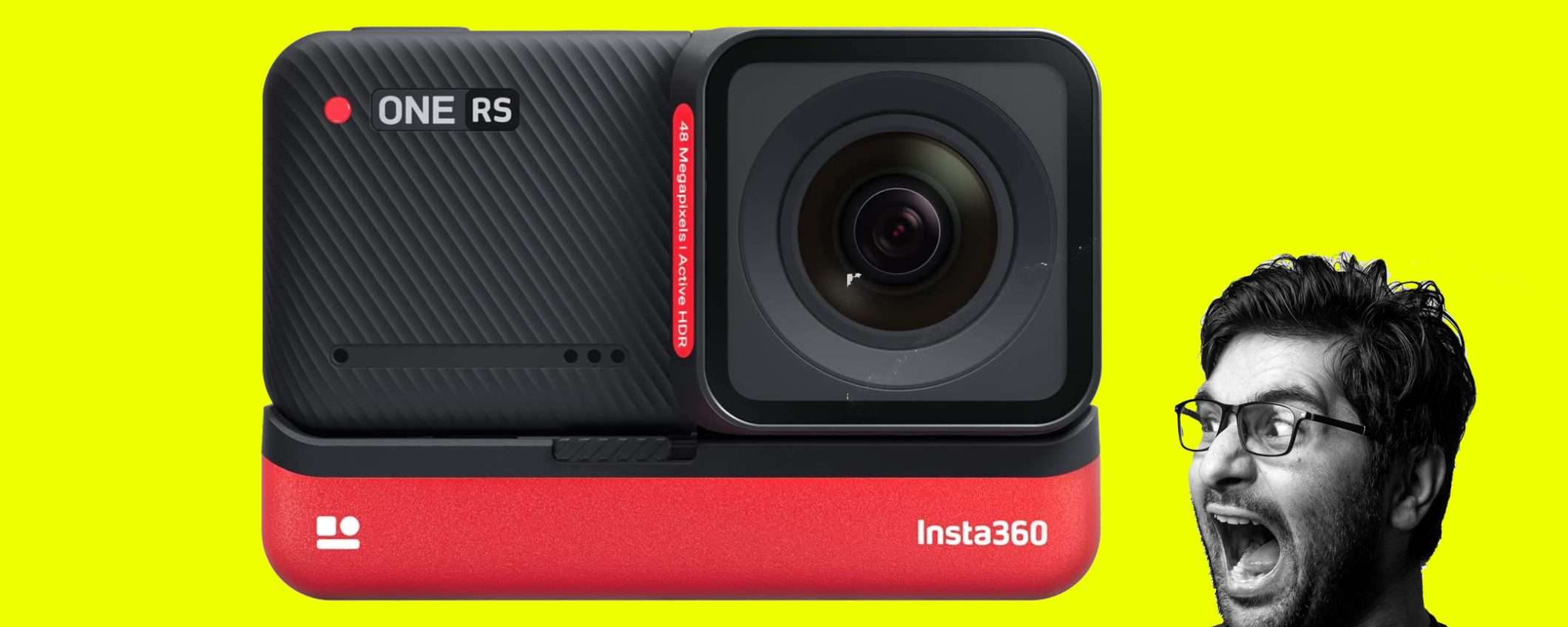 Insta360 ONE RS 4K Edition in sconto del 16%: offerta BOMBA