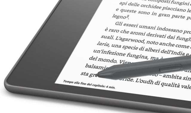 Kindle Scribe display